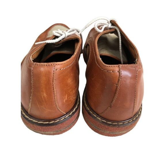 Vintage CABLE & Co Shoes Mens Oxfords Brown Leather main image 6